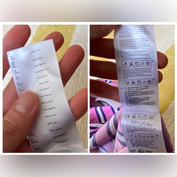 Maje pink/purple/white striped shirt with snap button sleeves - Picture 16 of 16